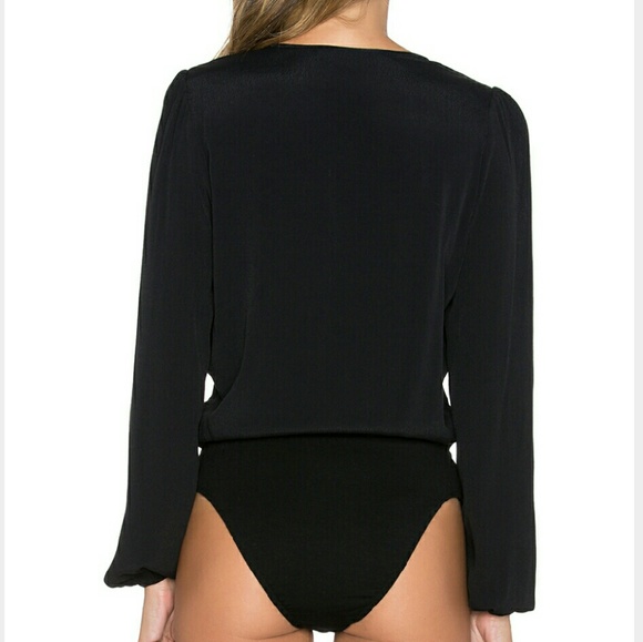 Lovers + Friends Long Sleeve V Neck Bodysuit - Picture 2 of 5
